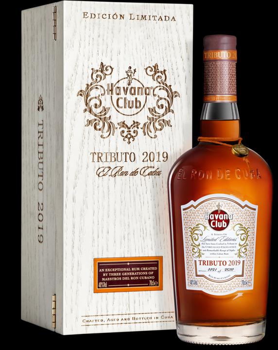Produktbild Havana Club TRIBUTO Ron Puro Cubano Limited Edition 2020 40% Vol. 0,7l in Holzkiste