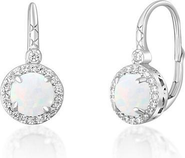 Image du produit JVD Charmants boucles d'oreilles en argent avec opales blanches SVLE0412SH2O100
