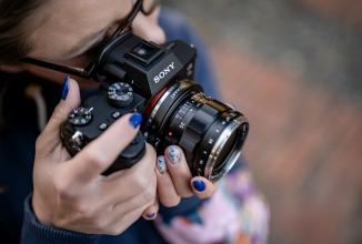 Actual product image Techartpro AF-Adapter Leica M - Sony E-Mount, V2