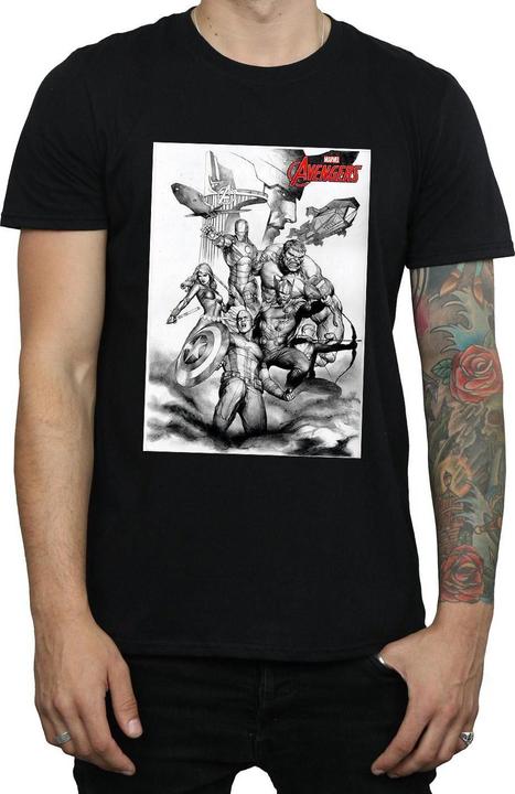 Immagine prodotto Maglietta Avengers Assemble Team Sketch (3XL)