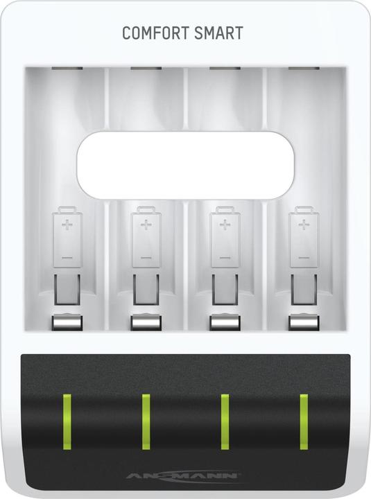 Produktbild Ansmann Comfort Smart Ladegerät (1 Stk., AAA, AA, 800 mAh, Ladegerät inkl. Akku)