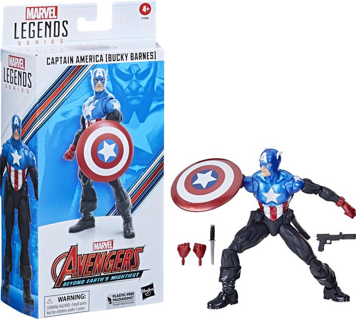 Immagine prodotto Hasbro Avengers: Beyond Earth's Mightiest Marvel Legends statuetta di Capitan America (Bucky Barnes) 15 cm