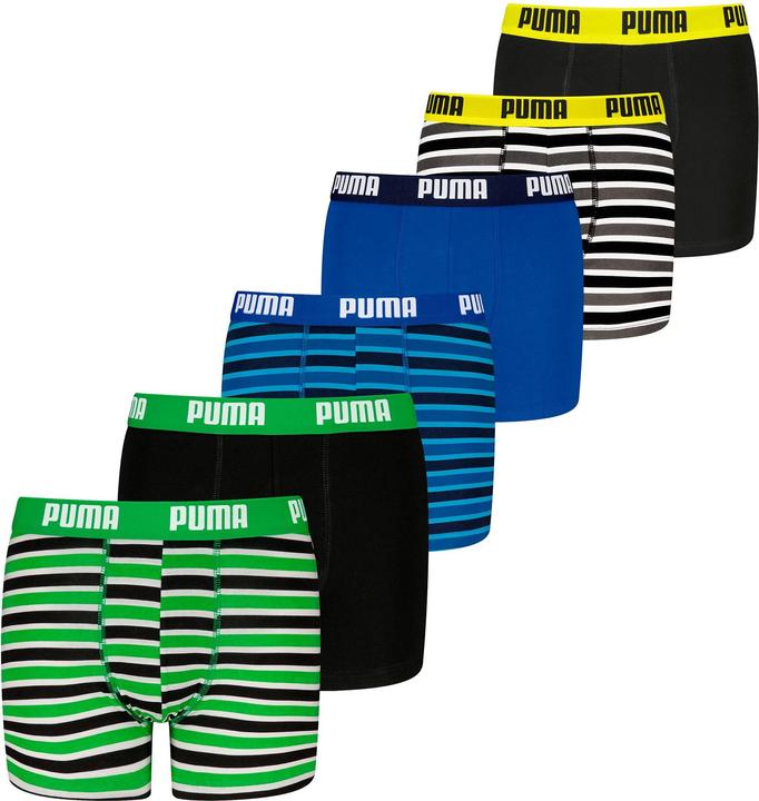 Produktbild Puma Everyday Striped Boxers ECOM 6P (146, 6er Pack)