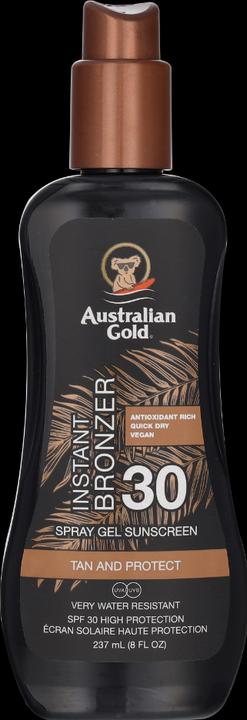 Image du produit Australian Gold Vaporiser le gel avec de la poudre bronzante (Spray solaire, Gel solaire, SPF 30, 237 ml)