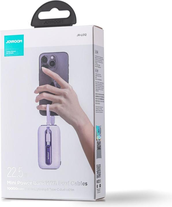 Immagine prodotto Joyroom Serie colorata (10000 mAh, 22.50 W, 37 Wh)