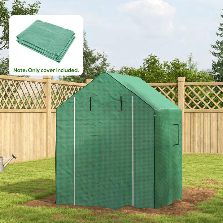 Image du produit Outsunny Film de rechange pour serres en film plastique 140 x 143 cm