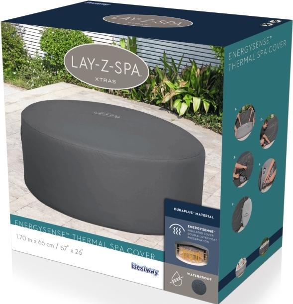 Image du produit Bestway Lay-Z-Spa Couverture Thermique Ronde 170x66cm