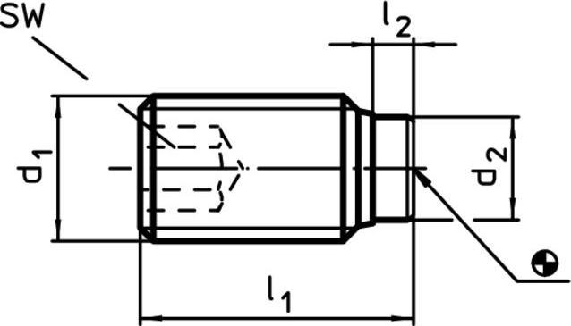 Actual product image Halder Pressure screws