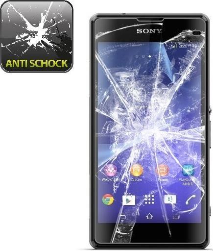 Produktbild Protectorking 3x Panzerfolie Anti-Shock HD Klar (3 Stück, Sony Xperia Z1 Compact)