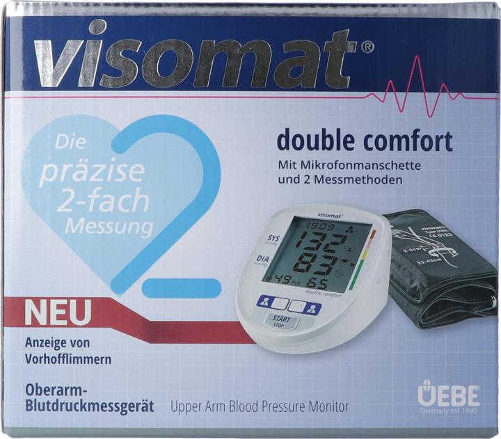 Actual product image Visomat Double comfort blood pressure monitor microphone cuff USB