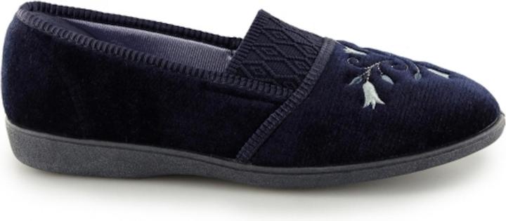 Produktbild Universal Textiles Inez Hausschuhe Pantoffeln mit BlumenStickerei (40)