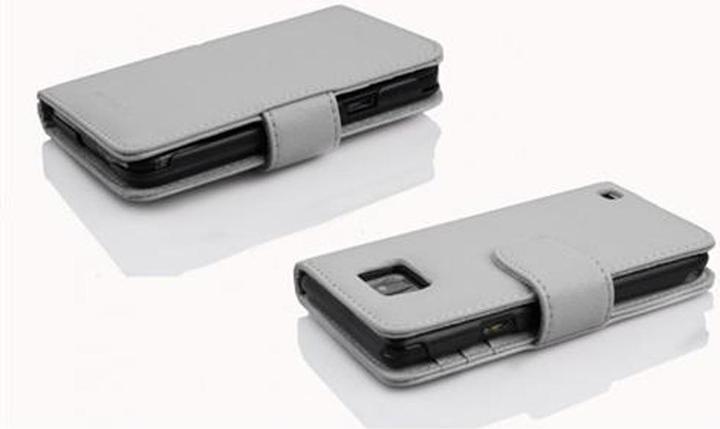 Immagine prodotto Cadorabo Libro con 3 slot per carte Copertina (Samsung Galaxy S2, Samsung Galaxy S2 Plus)