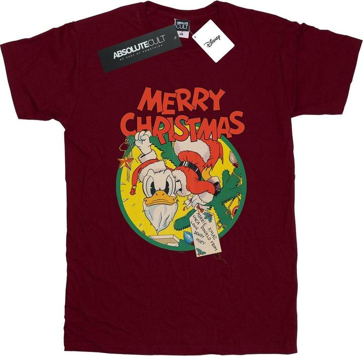 Image du produit Disney - T-shirt DONALD DUCK MERRY CHRISTMAS - Femme (XL)