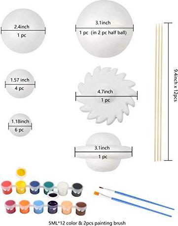 Produktbild Activity Board Sonnensystem Modell Schaumstoffball Set