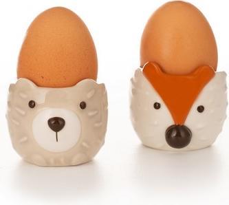 Image du produit Price & Kensington Set de 2 coquetiers avec renard et hérisson Woodland (2 x)
