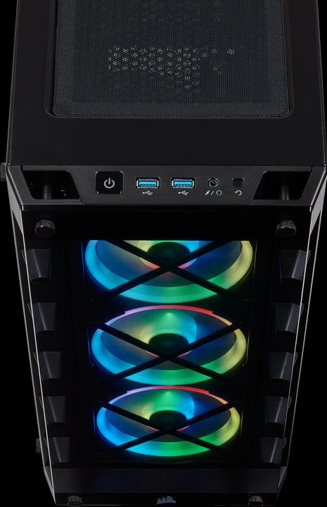 Actual product image Corsair iCUE 465X RGB (ATX, mATX, Mini-ITX)