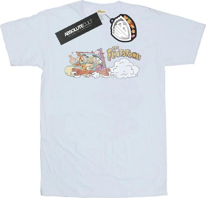 The Flintstones Family Car Distressed TShirt (L)