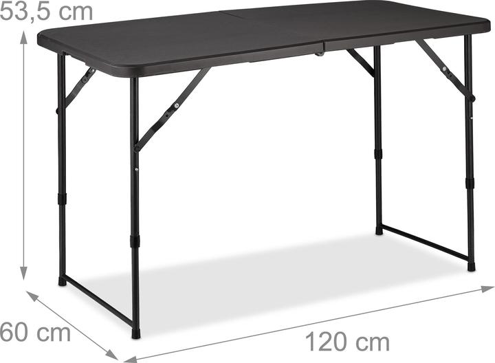 Actual product image Relaxdays Camping table