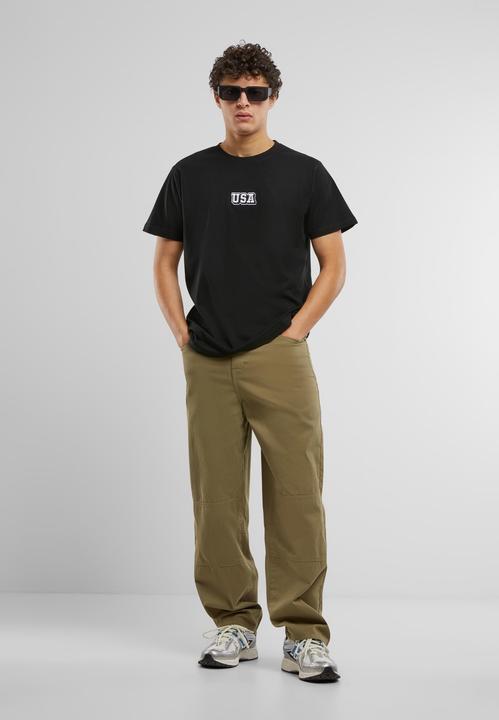 Actual product image Mister Tee MisterTee USA College Wording Patch Tee - 179701 (L)