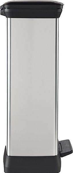 Immagine prodotto Curver Decobin Duo Prullenbak - 23L+23L - Rechthoekig - Argento metallizzato (23 l)