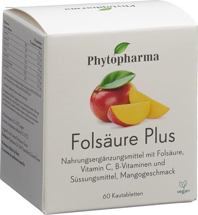 Produktbild Phytopharma Folsäure Plus (60 Stück, Tabletten, 133 g)