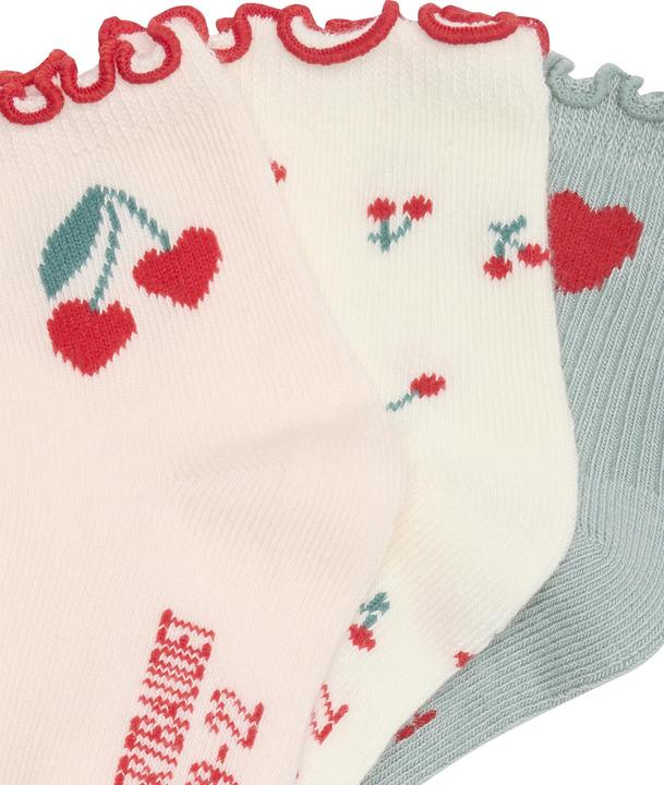 Produktbild Vertbaudet 3er-Pack Baby Socken mit Kirschen (3er Pack, 18)
