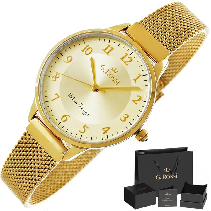Produktbild Gino Rossi WATCH G. ROSSI - 122189B-4D1 (zg858c) + BOX watch