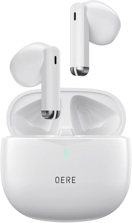 Image du produit Qere E28 écouteurs sans fil Bluetooth 5.3 In-Ear HIFI avec annulation de bruit, IPX5 & Touch Control (ANC, 20 h, Sans fil)