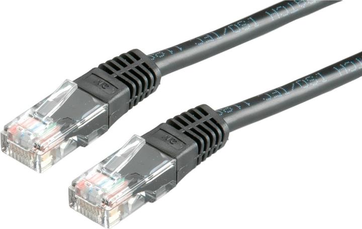 Produktbild Value UTP-Patchkabel konf. Kat. 6, schwarz 10,0 m (U/FTP, CAT6, 10 m)