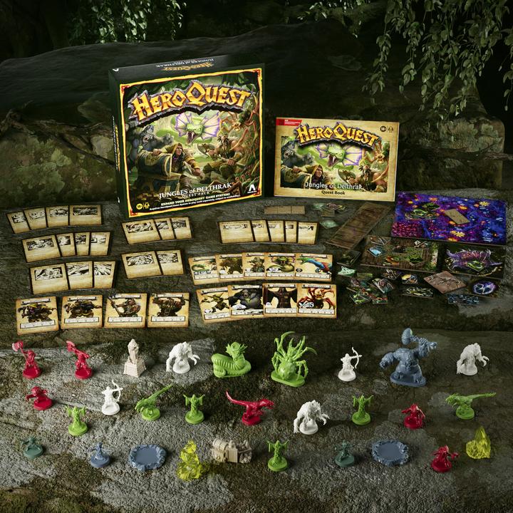 Produktbild Hasbro HeroQuest Brettspiel-Erweiterung Jungles of Delthrak Abenteuerpack *Englische Version* (Englisch)