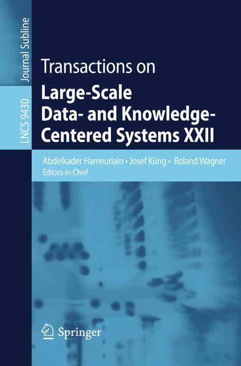 Actual product image Transactions on Large-Scale Data- and Knowledge-Centered Systems XXII (English, Roland Wagner, Abdelkader Hameurlain, Josef Küng, 2015)