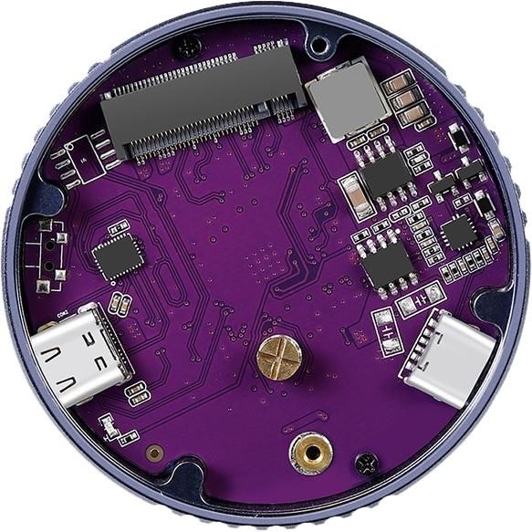 Image du produit LogiLink Magnetisches USB 3.2 Gen2 SSD-Gehäuse, 100 W PD, MagSafe-kompatibel, Spacegrau (M.2)