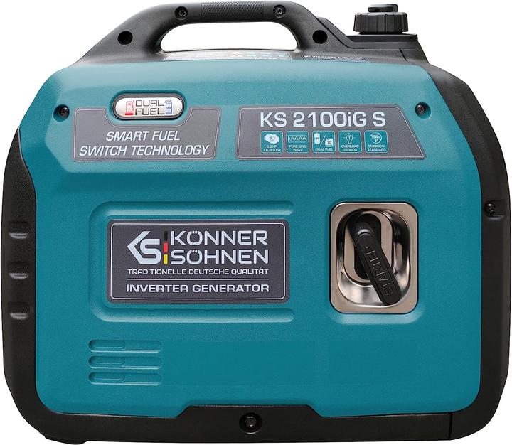 Productafbeelding Könner & Söhnen Benzine Inverter Generator KS 2100iG S, Blauw 3100 (3100 W)