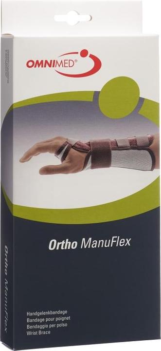 Immagine prodotto Omnimed ortho manu flex bandage pour poignet droite gris/bordeaux (M)