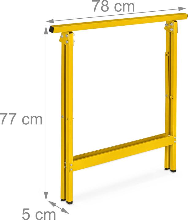 Actual product image Relaxdays 2x trestle (78 cm, 40 cm)