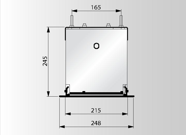 Produktbild Projecta Tensioned Descender Large Electrol Wide Format - Leinwand - Deckenmontage - moto (181", 16:10)