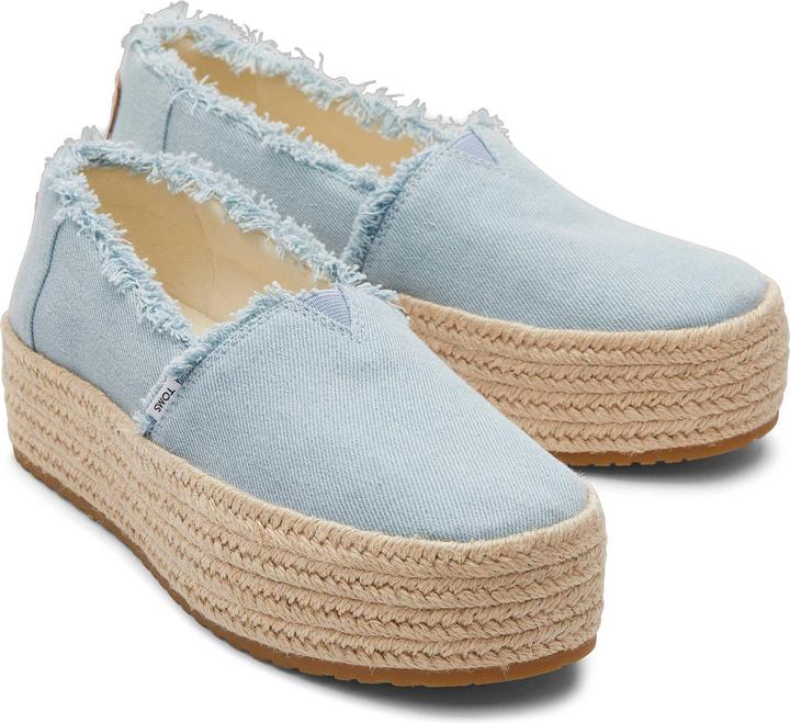 Image du produit Toms espadrilles plateforme en jeans valencia (36)
