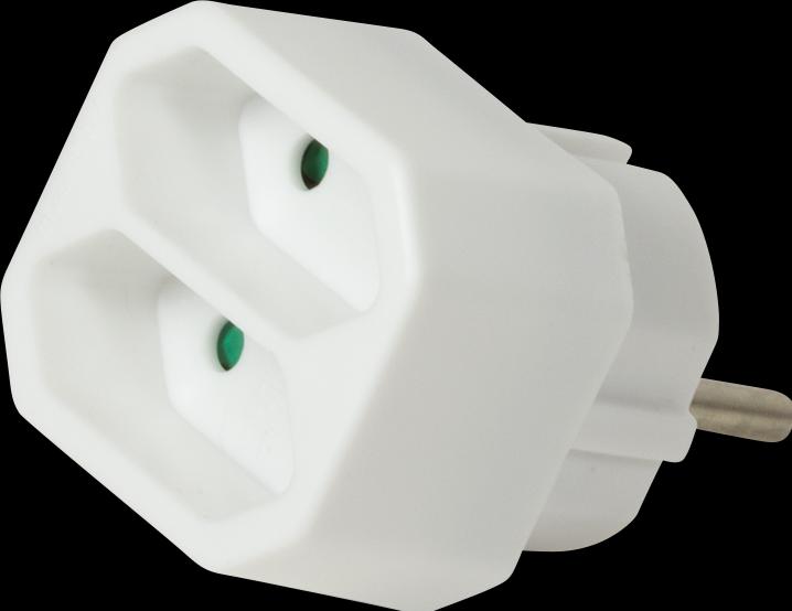 Produktbild LogiLink Steckdosenadapter (2 x)
