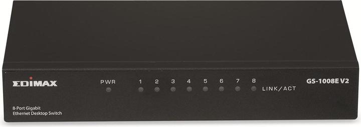 Actual product image edimax Switch 8x FE GS-1008E V2 (8 Ports)
