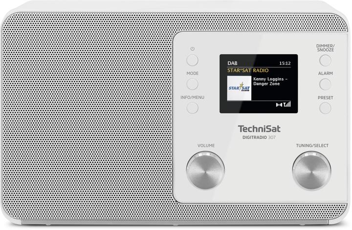 Produktbild TechniSat Radio DAB+ DIGITRADIO 307, weiss (UKW, DAB+)