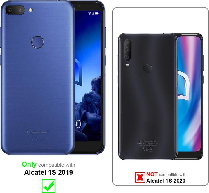 Produktbild Cadorabo Universale Schutzhülle Tasche mit Gürtelclip (Alcatel 1S (2019))