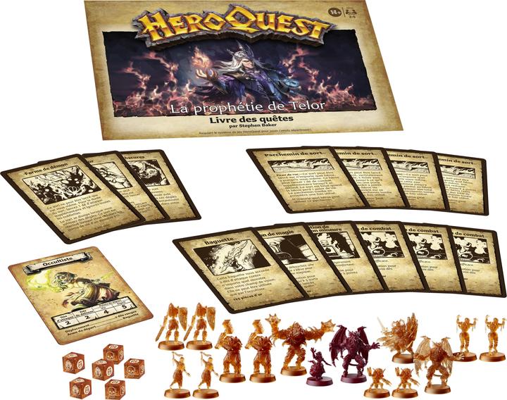 Image du produit Hasbro Gaming Pack Aventure HeroQuest La Prophétie de Telor, jeu de base HeroQuest requis (Français)