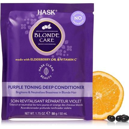 Hask Blonde Care Violet Toning Conditioner 50ml (50 ml)