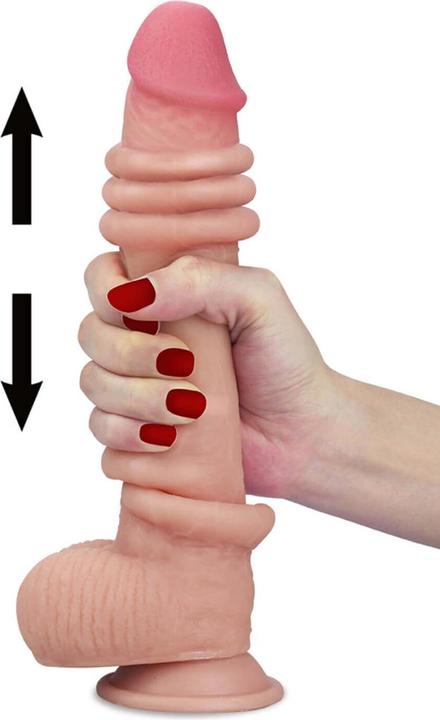 Actual product image Lovetoy Sliding Skin Dildo