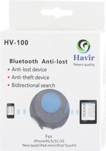 Immagine prodotto Hermex HAVIR Bluetooth Anti-Smarrimento per Apple - Nero (iOS)