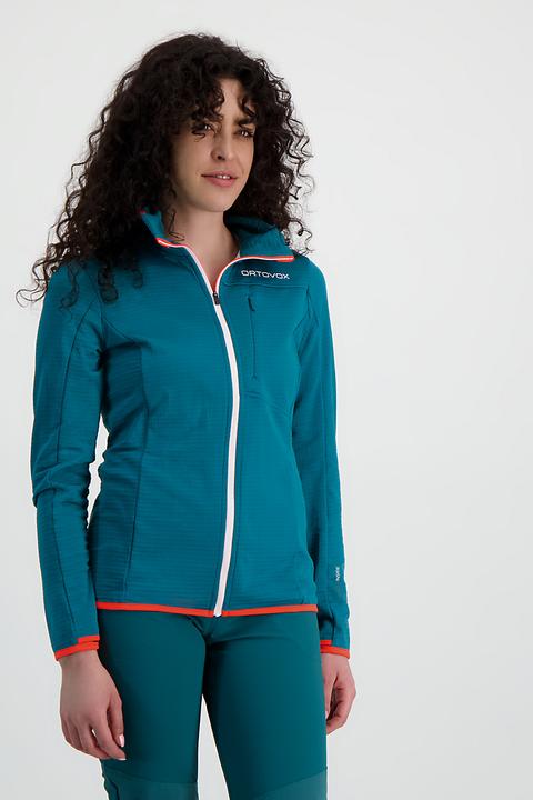 Actual product image Ortovox Fleece Light Grid Hoodie Ladies Midlayer (XS)
