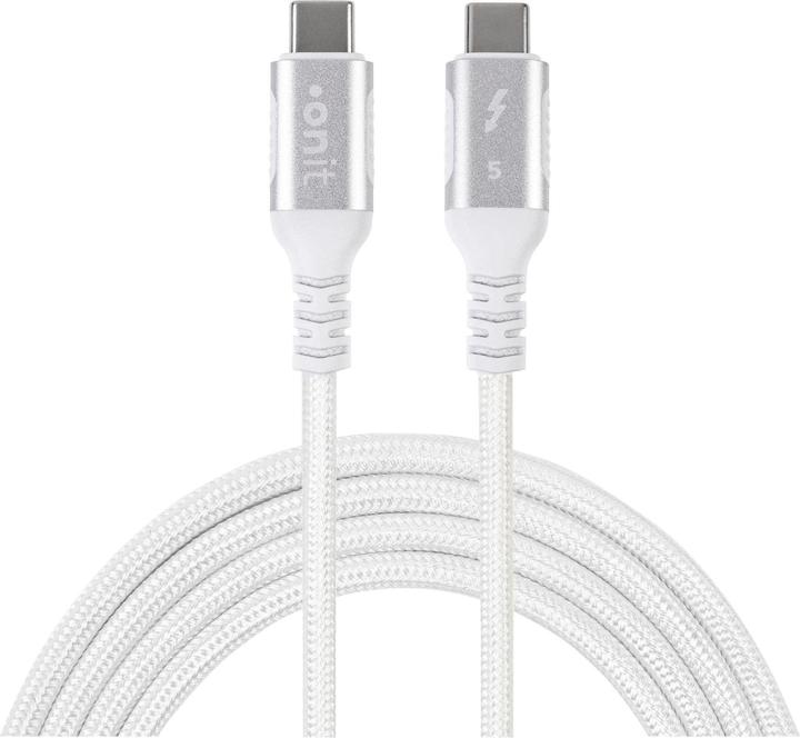 Produktbild Onit Thunderbolt-5-Kabel USB C - USB C 0.5 m, Weiss (0.50 m)