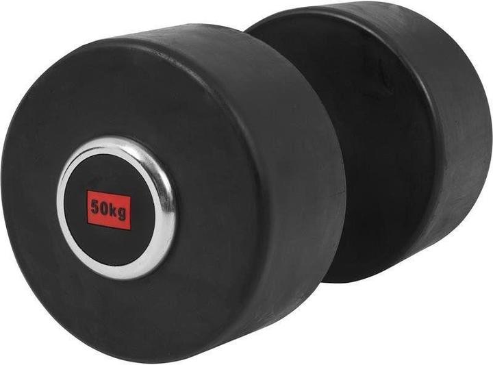 Produktbild Gorilla Sports Profi Gummi Kurzhantel (1 x 50 kg)