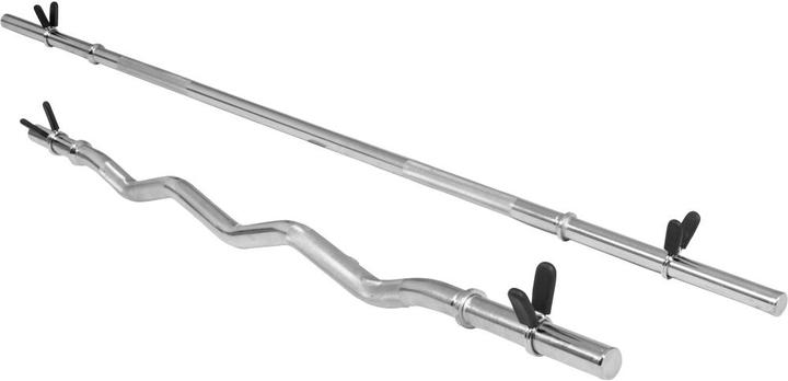 Gorilla Sports Langhantelstange und SZ-Curlstange