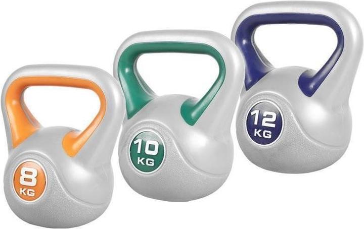 Produktbild Gorilla Sports Kettlebell Set (3 x 12 kg, 3 x 8 kg, 3 x 10 kg)